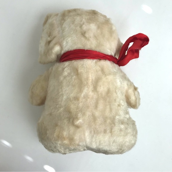 Vintage White Elephant Plush Stuffed Animal - Picture 7 of 11